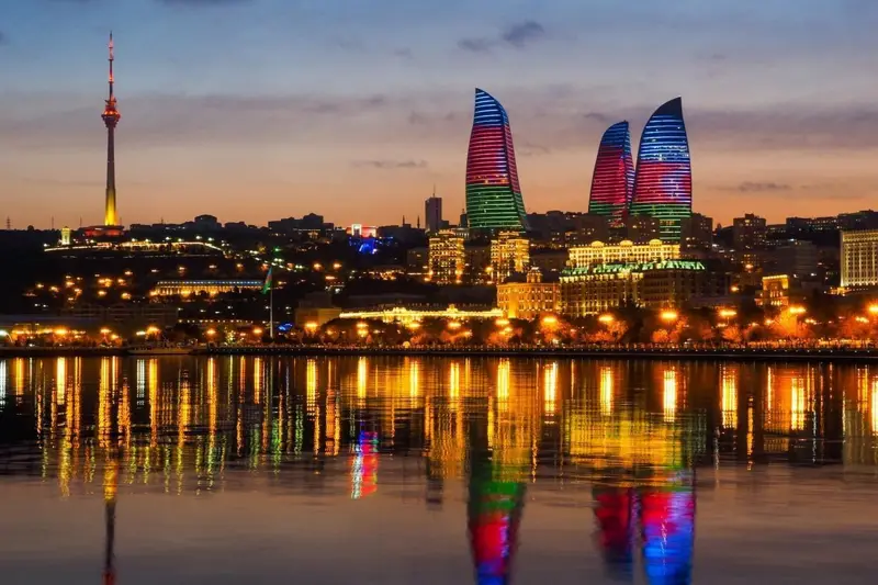 Baku Bay panorama, Azerbaijan